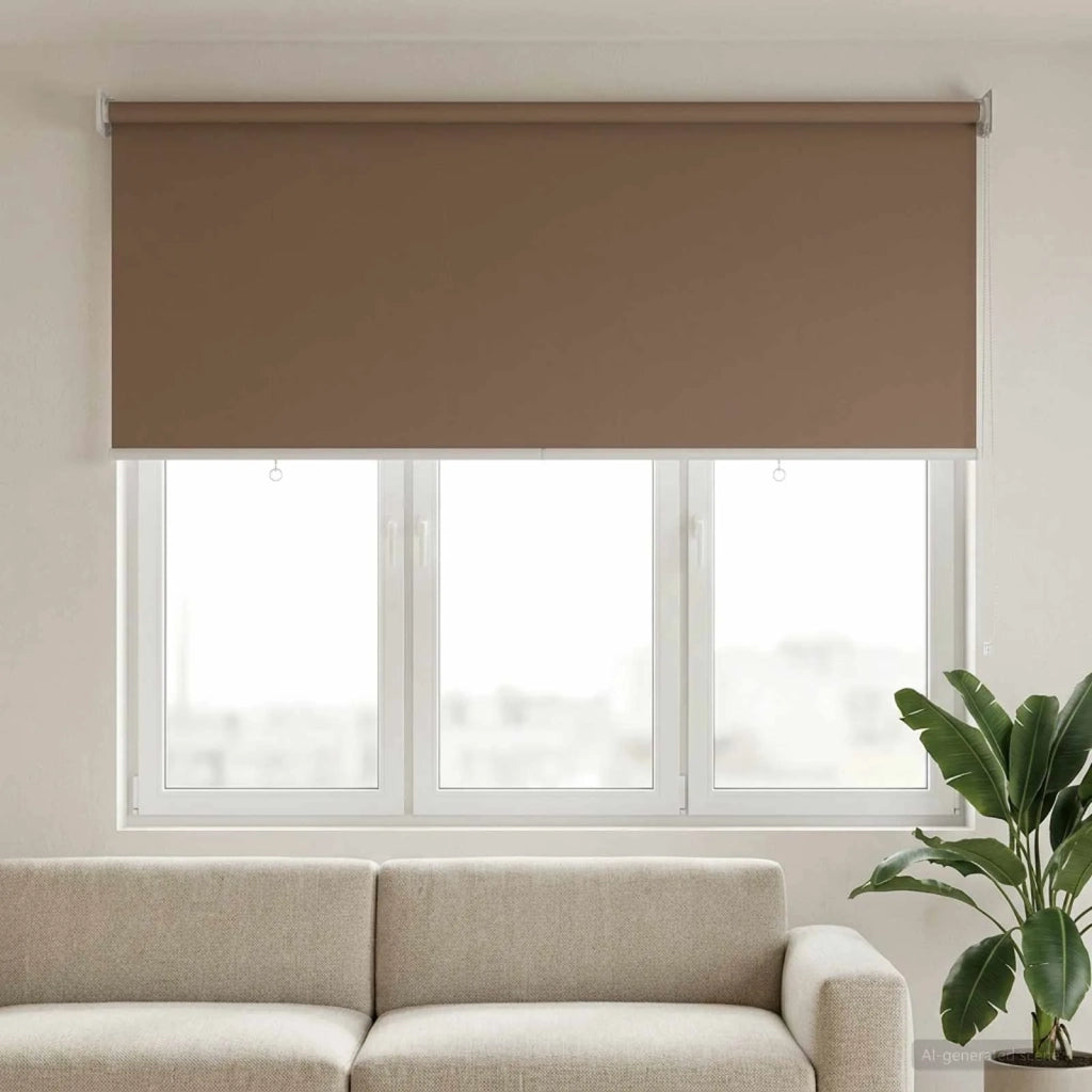 Voletta a rullo con protezione UV Tortora 120 x 140 cm
