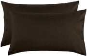 Set di 2 cuscini copri - Dimensioni 51*76cm - Copri cuscino in poliestere 100% con chiusura a sacco - Resistente all'ammaccatura, resistente ai colori, resistente alle macchie - Marrone - 20*30in (51*76cm)