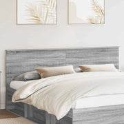 Testiera Grigio Sonoma Legno multistrato
