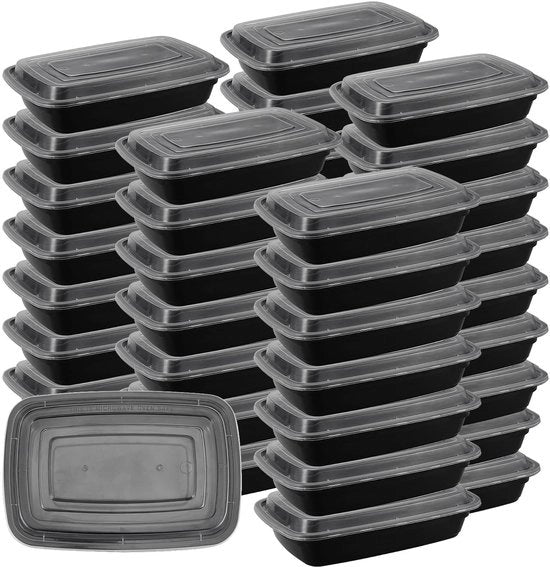 Contenitori per pasti 40 pezzi - 750ml - BPA libero
