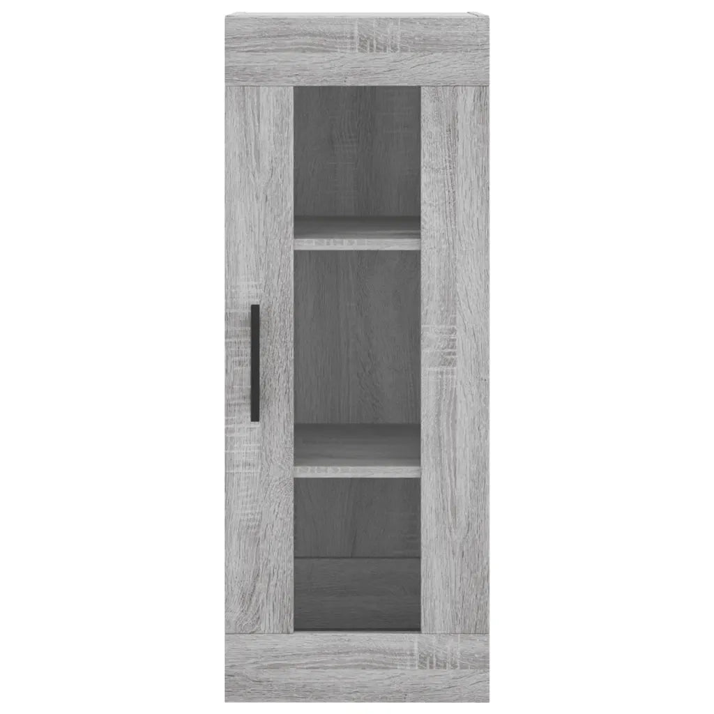 Armadietto a Muro | Mobile a Parete Grigio Sonoma 34,5x34x90 cm