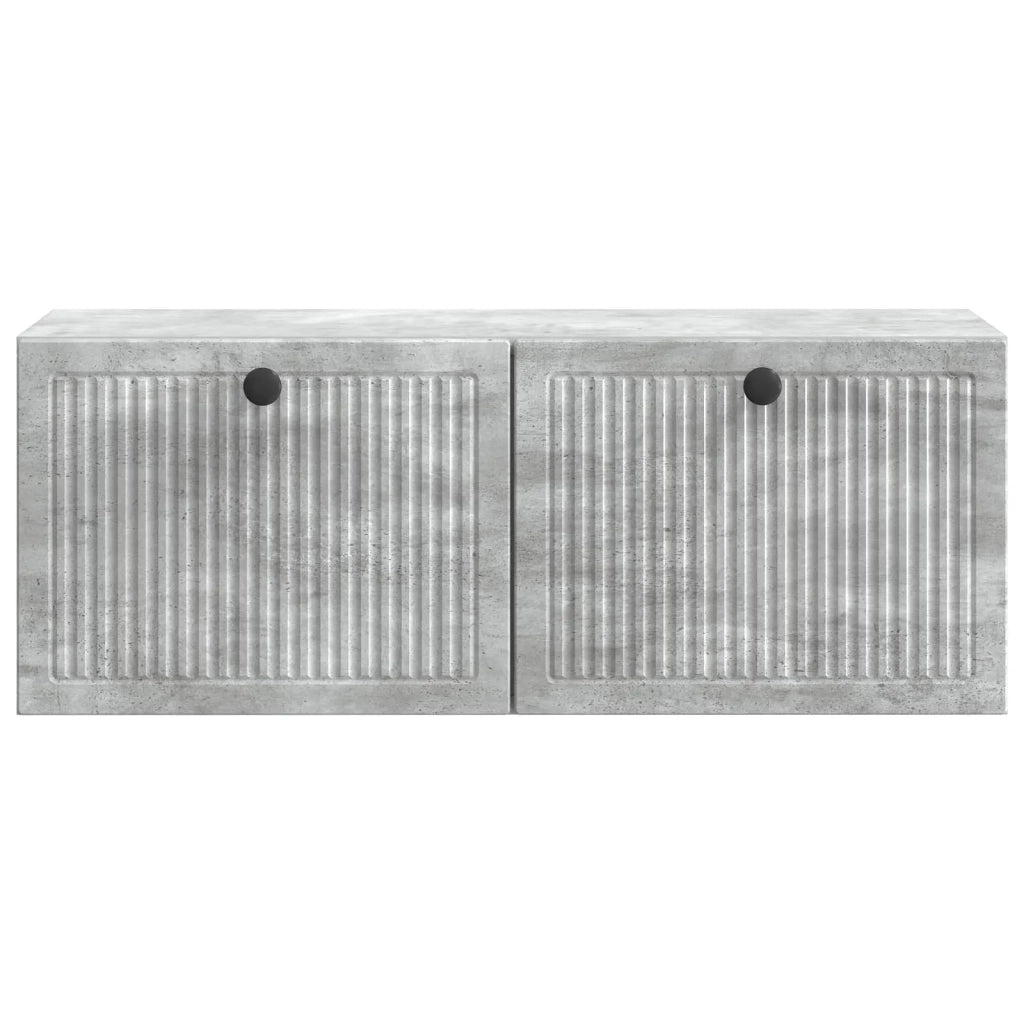 Mobile Porta TV da Muro Grigio Cemento 78,5 x 31 x 30 cm 898038
