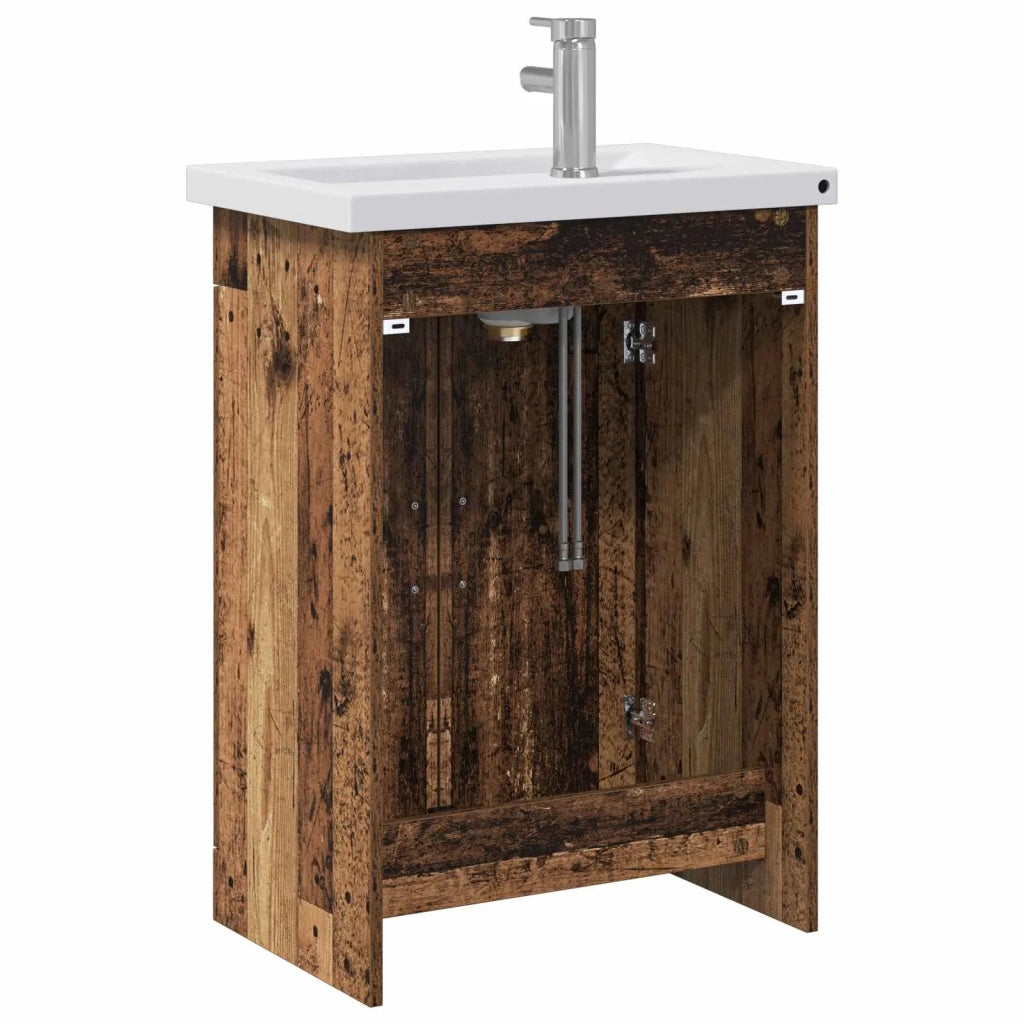 Set di mobili per il bagno Legno antico 61 x 40 x 84,5 cm 3404356