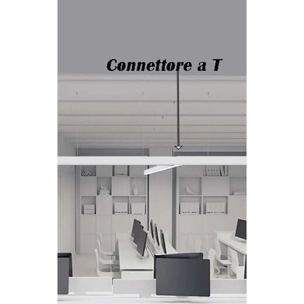 Trade Shop - Lampada Di Raccordo Connettore A T Per Lampadario 15w Luce Selezionabile Cct Ll57-t-3c - Bianco