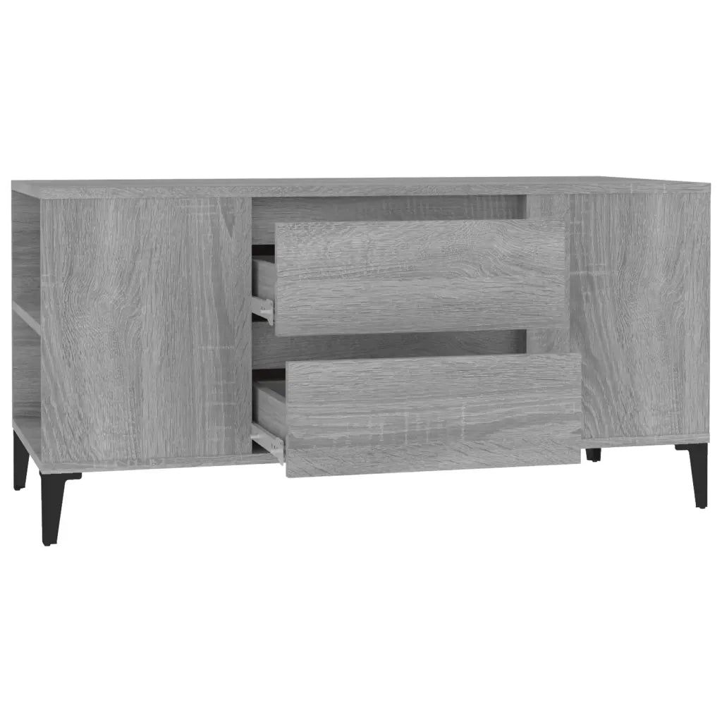 Mobile Porta TV-Mobile per TV-Credenza TV Grigio Sonoma 102x44,5x50 cm Legno Multistrato 201766