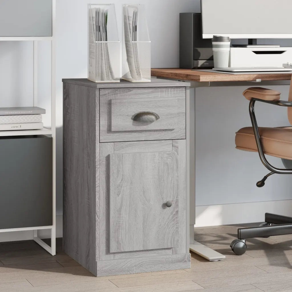 Mobiletto Cassetto Grigio Sonoma 40x50x75 cm Legno Multistratocod mxl 103286