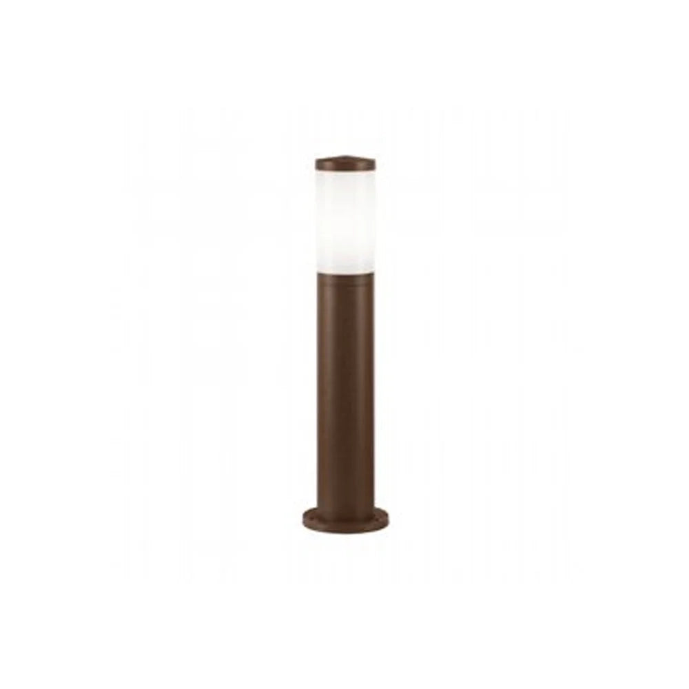 Palo Basso Moderno Panama Alluminio Ruggine-Corten 1 Luce E27 300Cm