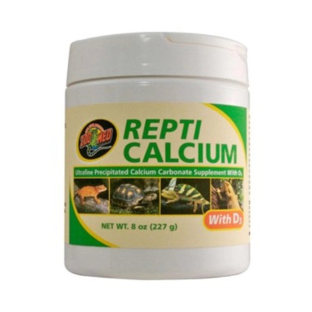 Zoomed Repti Calcium con vitamina D3 - integratore di calcio privo di fosforo per rettili e anfibi Formato: 227 gr