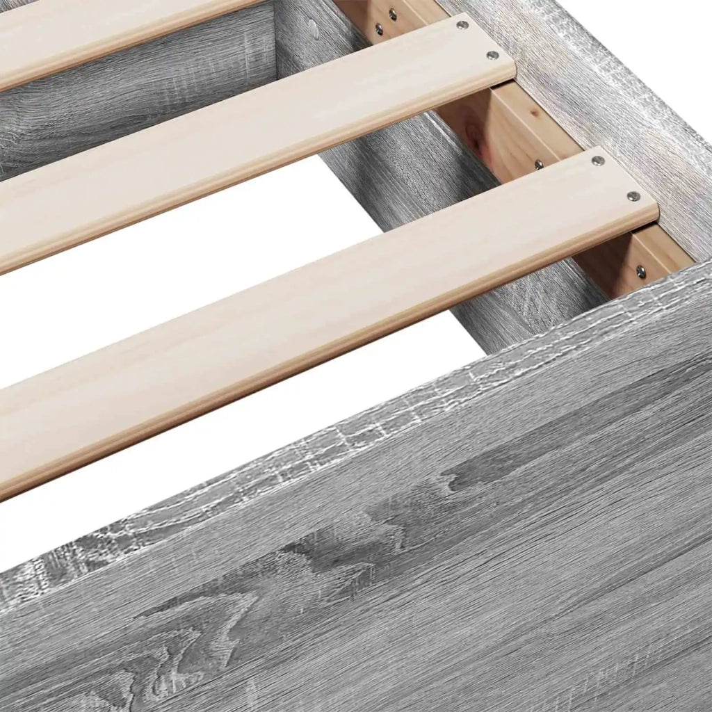 Telaio del letto con storage Sonoma grigio 80 x 200 cm 3429505