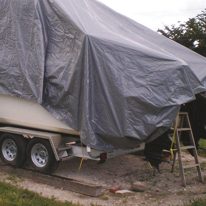 Telo occhiellato 6x10 mt gr 180 grigio