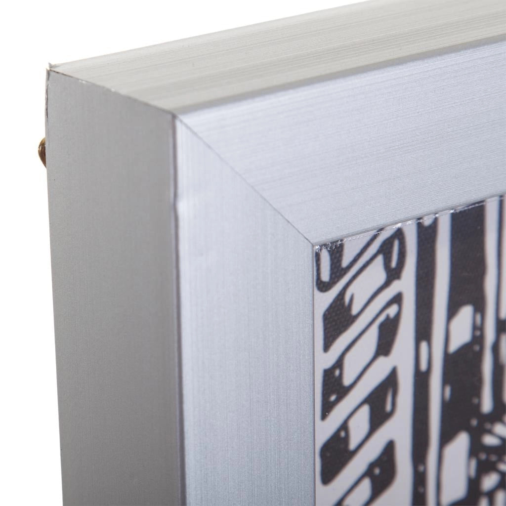 Quadro stampato doppia tela con cornice 80x80x4 h