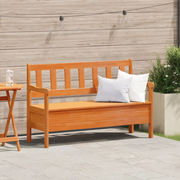 Panchina da esterno in acacia 119x76x44 cm in legno solido di pino