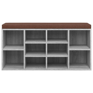 Scarpiera Grigio Sonoma 103x30x48 cm in Legno Multistrato cod mxl 60313