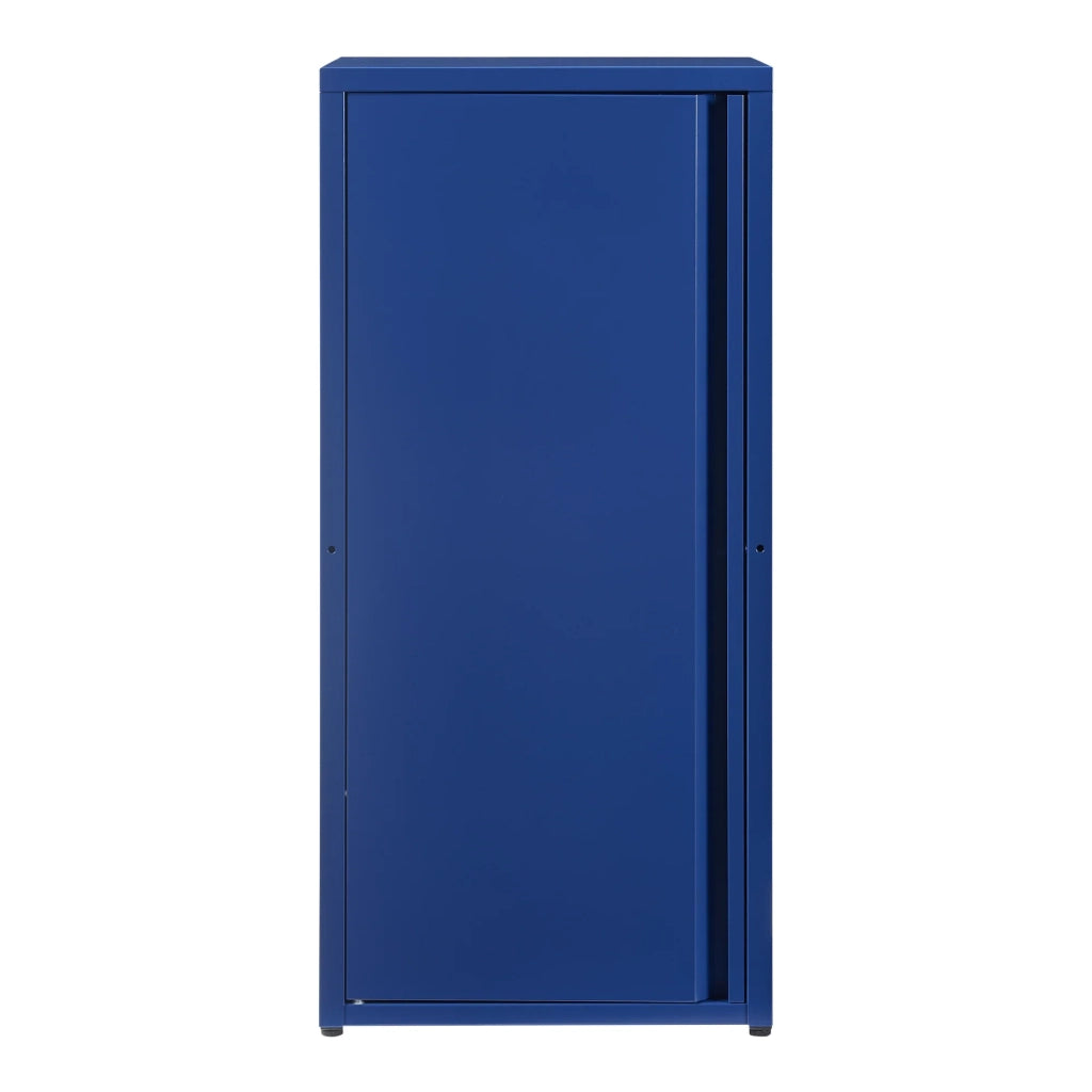 Mobiletto portaoggetti/scaffale 88 x 40 x 35 cm acciaio blu 03_0008901