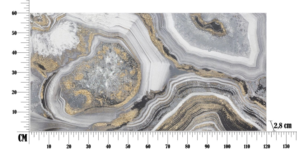 DIPINTO SU TELA CAVE CM 120X3,8X60