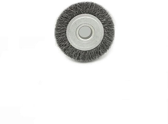 Wielborstel in acciaio 75 * 13mm - Borstello rotante a rullo rotondo per pulizia, rimozione ruggine e abrasione