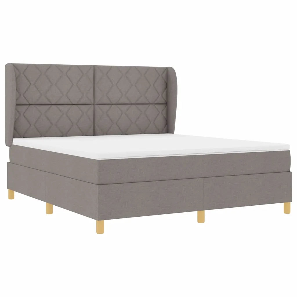 Letto a molle con testiera Talpa 200 x 180 cm Tessuto 3340834