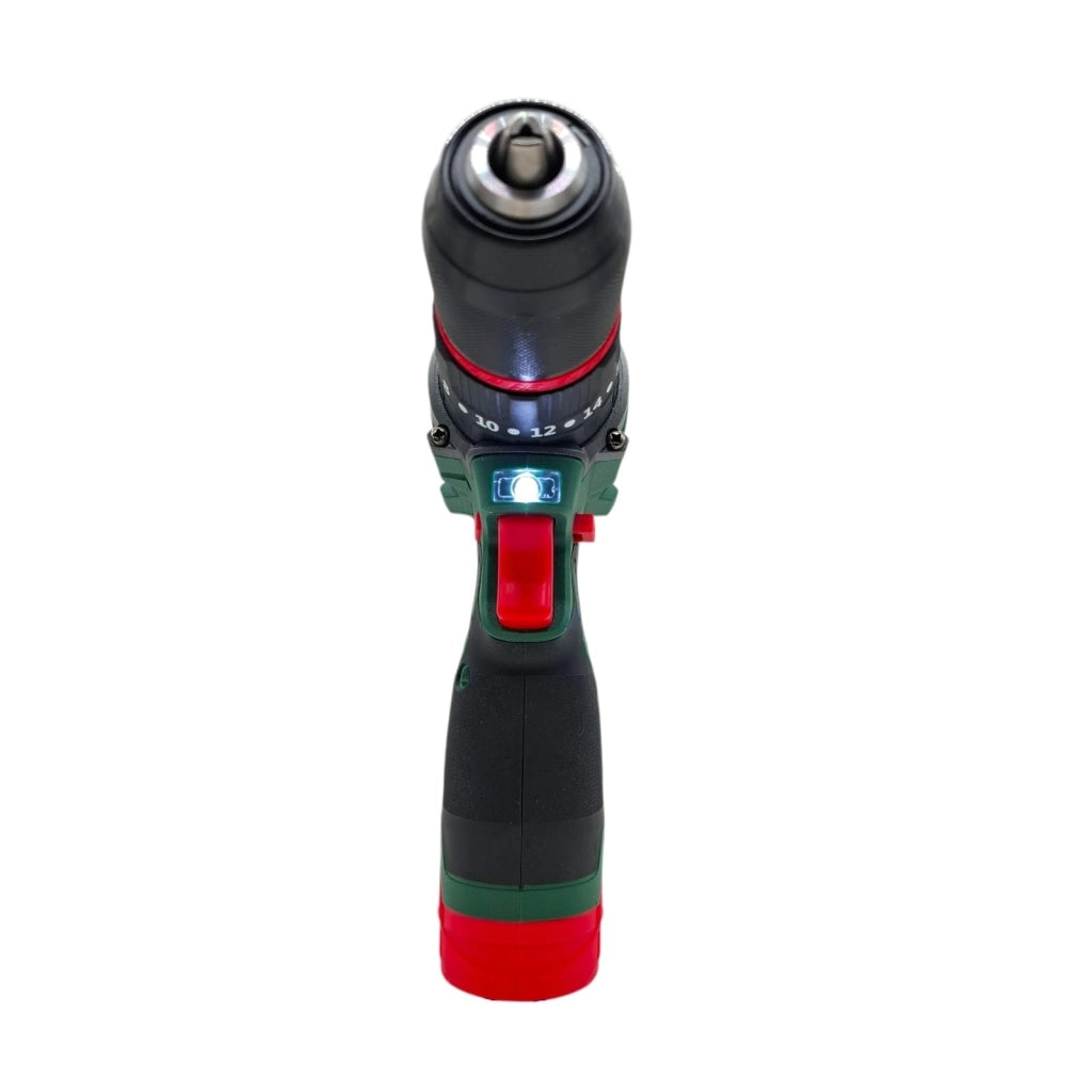 trapano avvitatore con percussione 16V 2 batterie valigetta motore brushless