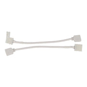 2 PZ Connettori Femmine 4 Buchi Morsetto 10mm RGB per Chiusura Striscia Bobina LED
