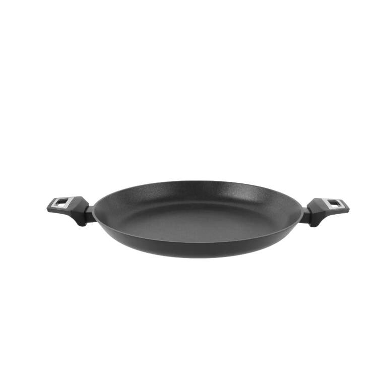 Paellera antiaderente 36cm alluminio forgiato, rivestimento QuanTanium 3 strati, induzione completa manico baquelite - SOGO