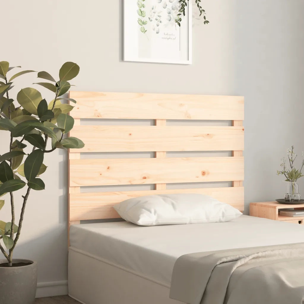 Testiera per Letto 100x3x80 cm in Legno Massello di Pino 821332