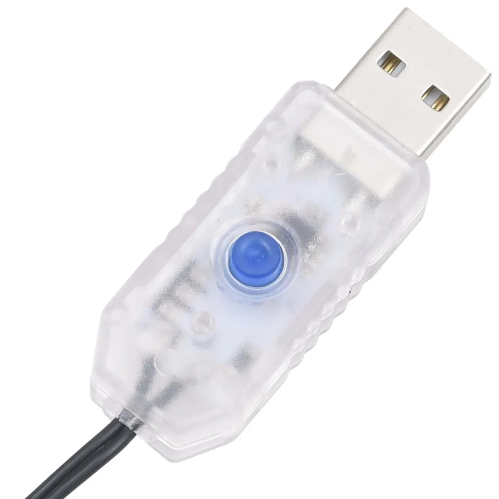Stringa di Luce LED con 400 Luci LED Bianco Freddo in PVC CFW9373797
