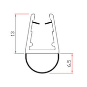 GUARNIZIONE PER BOX DOCCIA 2 M MOD.401- TRAFILO- 10,0 pz