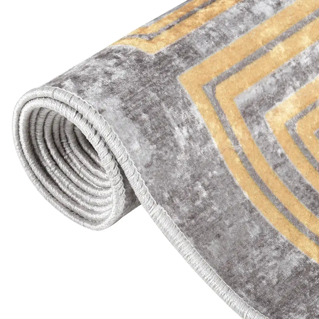 Tappeto Lavabile 80x300 cm Grigio 337935