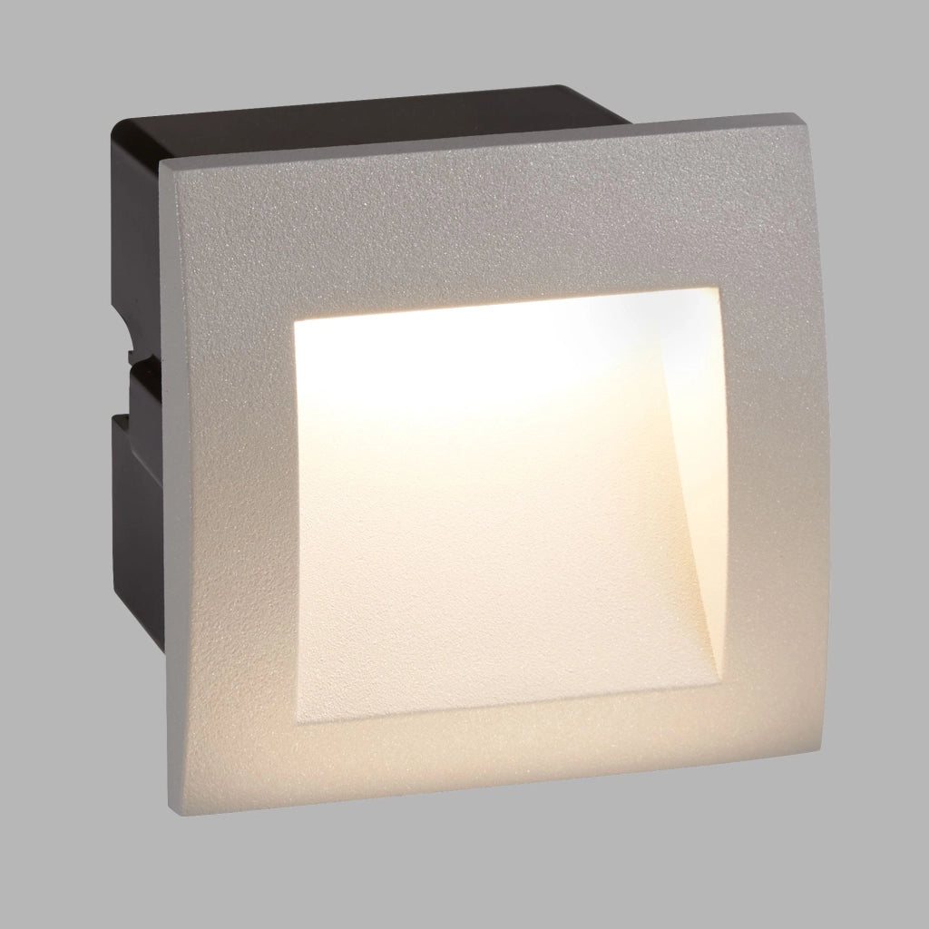 Applique Da Esterno Ankle Alluminio Grigio Policarbonato Led 1,3W 4000K