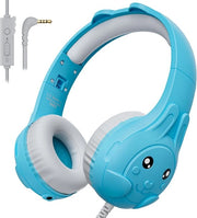 Cuffia per bambini con cavo - Cuffia per bambini - Cuffia per computer con cavo - Regolazione del volume sicura - Scuola - Tablet - Laptop - Viaggi - Ascolto di musica