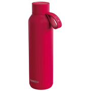 Bottiglia Termica 630ml Collezione Solid con Cinghia Rosso Quokka
