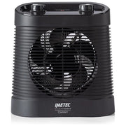 Imetec Silent Power Comfort, termoventilatore silenzioso e compatto, stufetta elettrica, 2100 w, 4 funzioni, termostato ambiente e di sicurezza, funzione antigelo, maniglia
