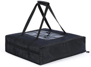Pizzatas 40L - Borsa Insolabile - Raffreddante - Nera - 52x15x52 cm - Materiale Resistenti all'Acqua - Adatta per 3 Portate Pizze