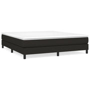 Letto matrimoniale | Letto per adulti | Struttura Letto a Rete a Molle Nero 180x200 cm in Tessuto