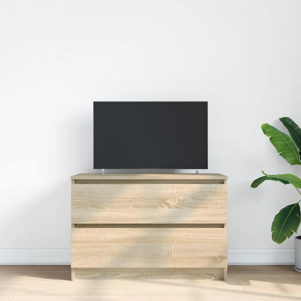 Mobile Porta TV Rovere Sonoma 80x35x54 cm in Legno Multistrato 861789
