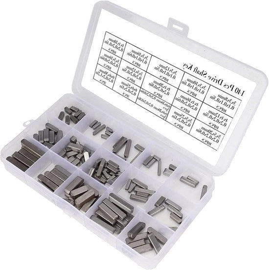 Set di Chiavi di Accoppiamento 140 pezzi - Chiavi a Ingranaggio 3-4-5-6mm - Chiavi a Testa Rotonda - Accoppiamento a Ingranaggio - Chiave di Accoppiamento per Vite - Chiave di Accoppiamento per Manovella - Qualità Costruttiva Duratura e Affidabilità