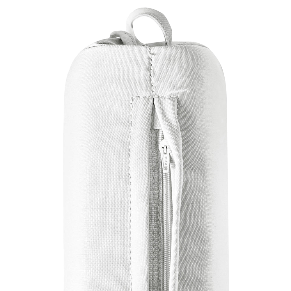 Cuscino per sdraio da giardino in tessuto poliestere bianco sporco cuscino per seduta e schienale design moderno cuscino da esterno