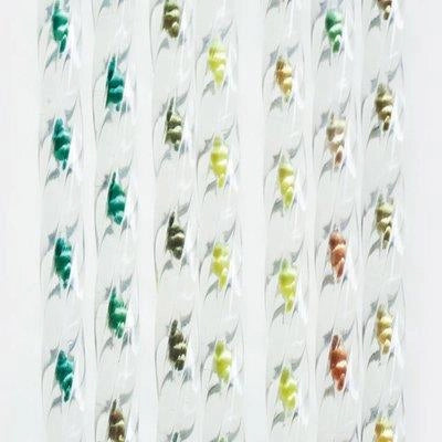 TENDINA PRONTA LUX 148 FILI  PVC RITORTO 3 COLORI CM 120 H.CM 240