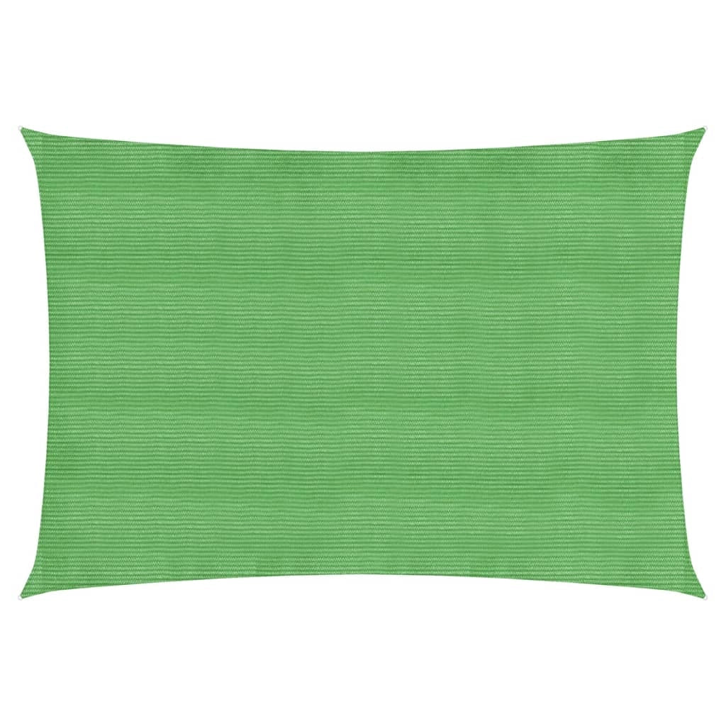 Vela ombreggiante/ombrellone 160 g/m² HDPE 2,5 x 4 m verde chiaro 02_0009363
