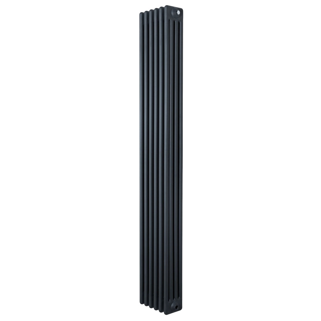 Radiatore Tradizionale 4 Colonne Verticale Riscaldamento Antracite 1800x290 mm
