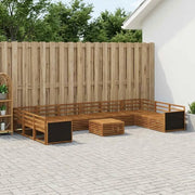 Set divani 11 pcs Legno di Acacia Massello