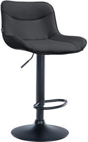 Barhocker Vonore Kunstleder schwarz