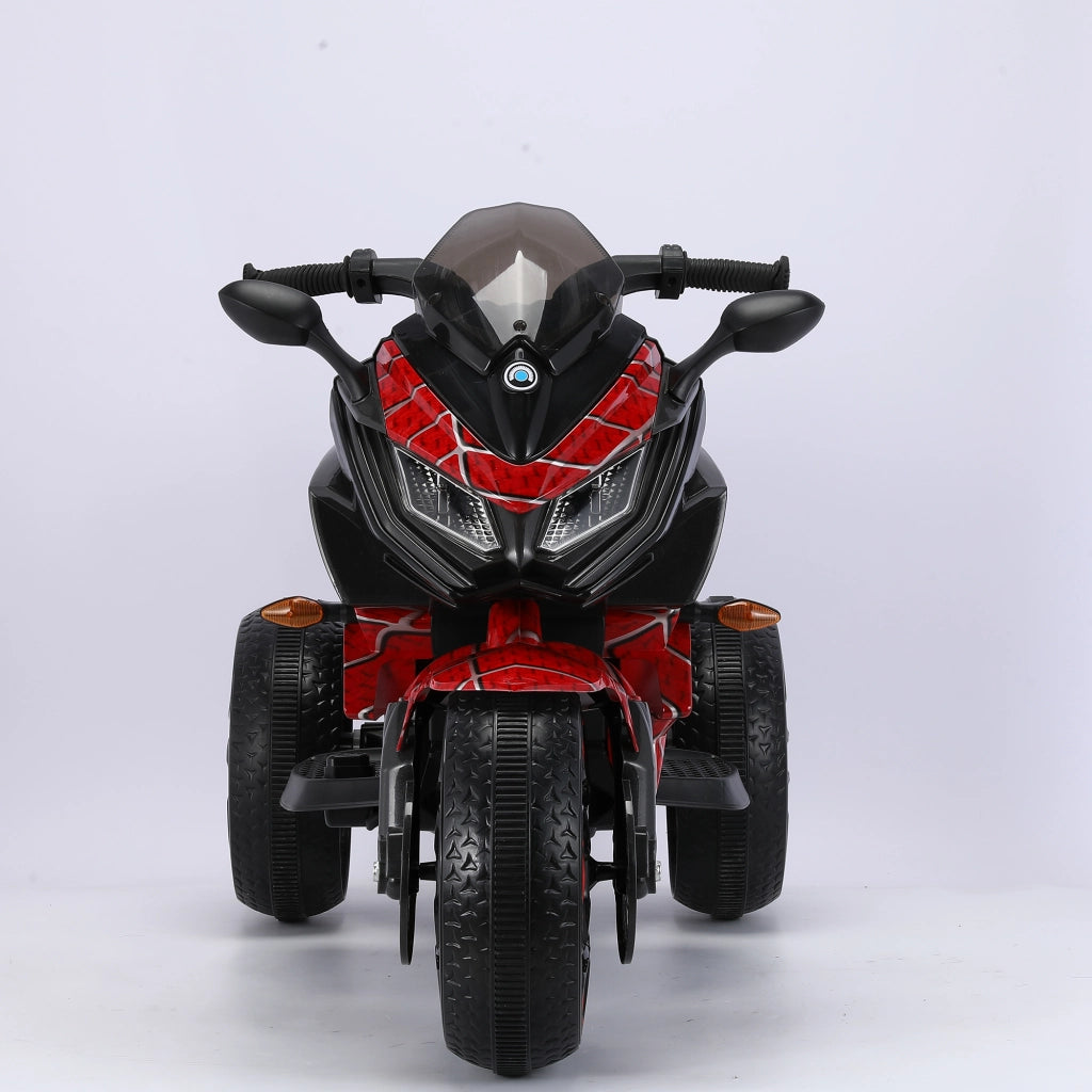Motocicletta Elettrica per Bambini ¨C zephmum ¨C Verde con Luci e Van portaoggetti