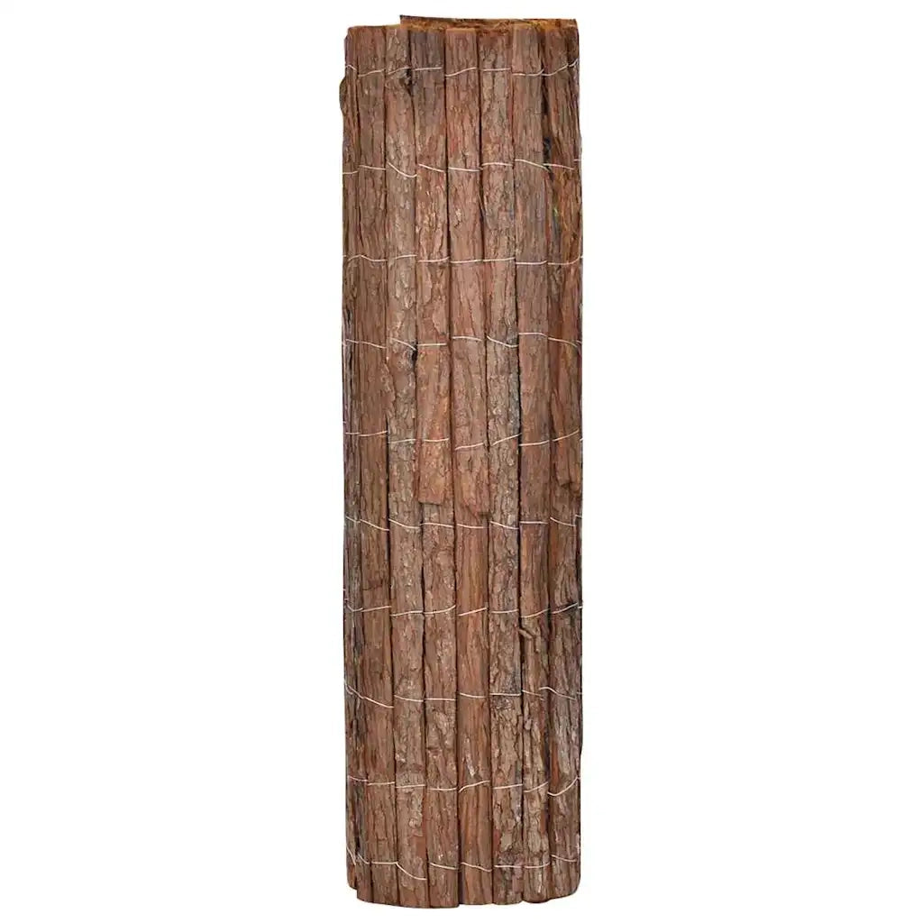 Recinzione in corteccia Marrone 100 x 600 cm Corteccia 312286