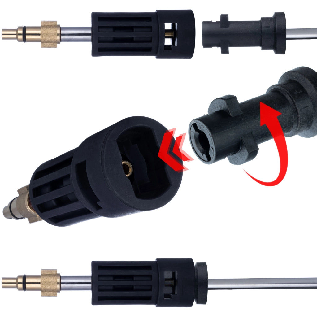 Adattatore per Idropulitrice Lavor – Compatibile con Kärcher K Bayonet | Pressione Max 160 BAR, Temp Max 60°C