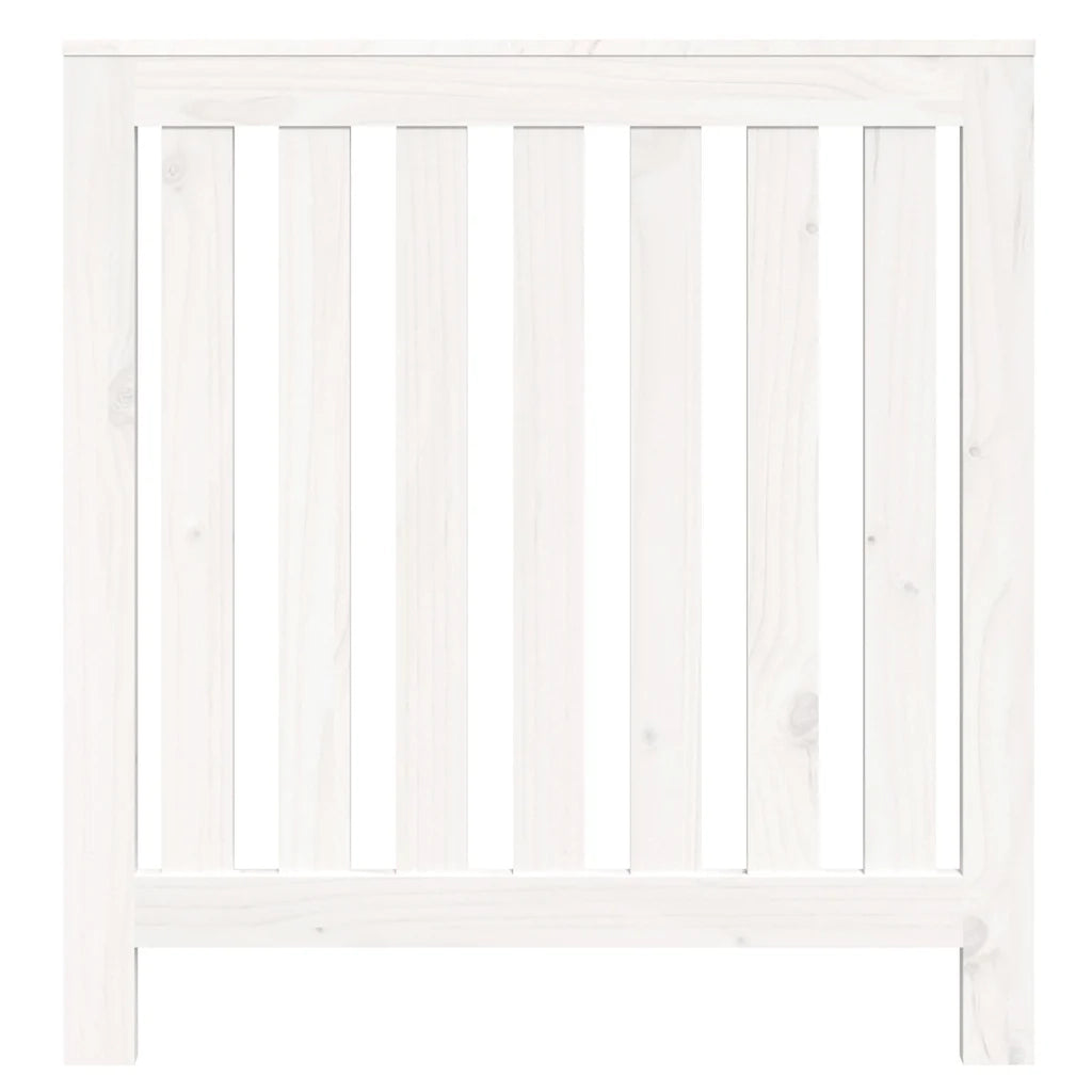 Copertura Termosifone Bianca 79,5x19x84 cm Legno Massello Pino 822567