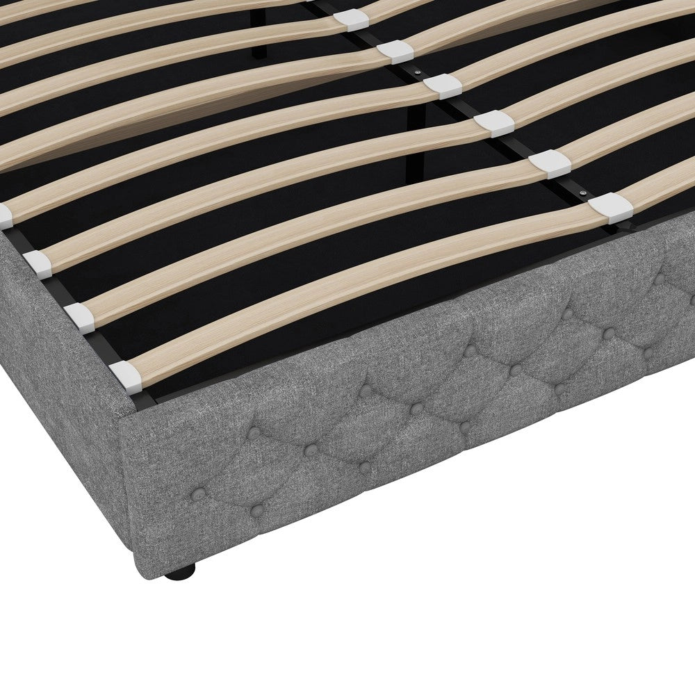 Letto Contenitore Idraulico 180x200 ¨C Xylo ¨C Grigio