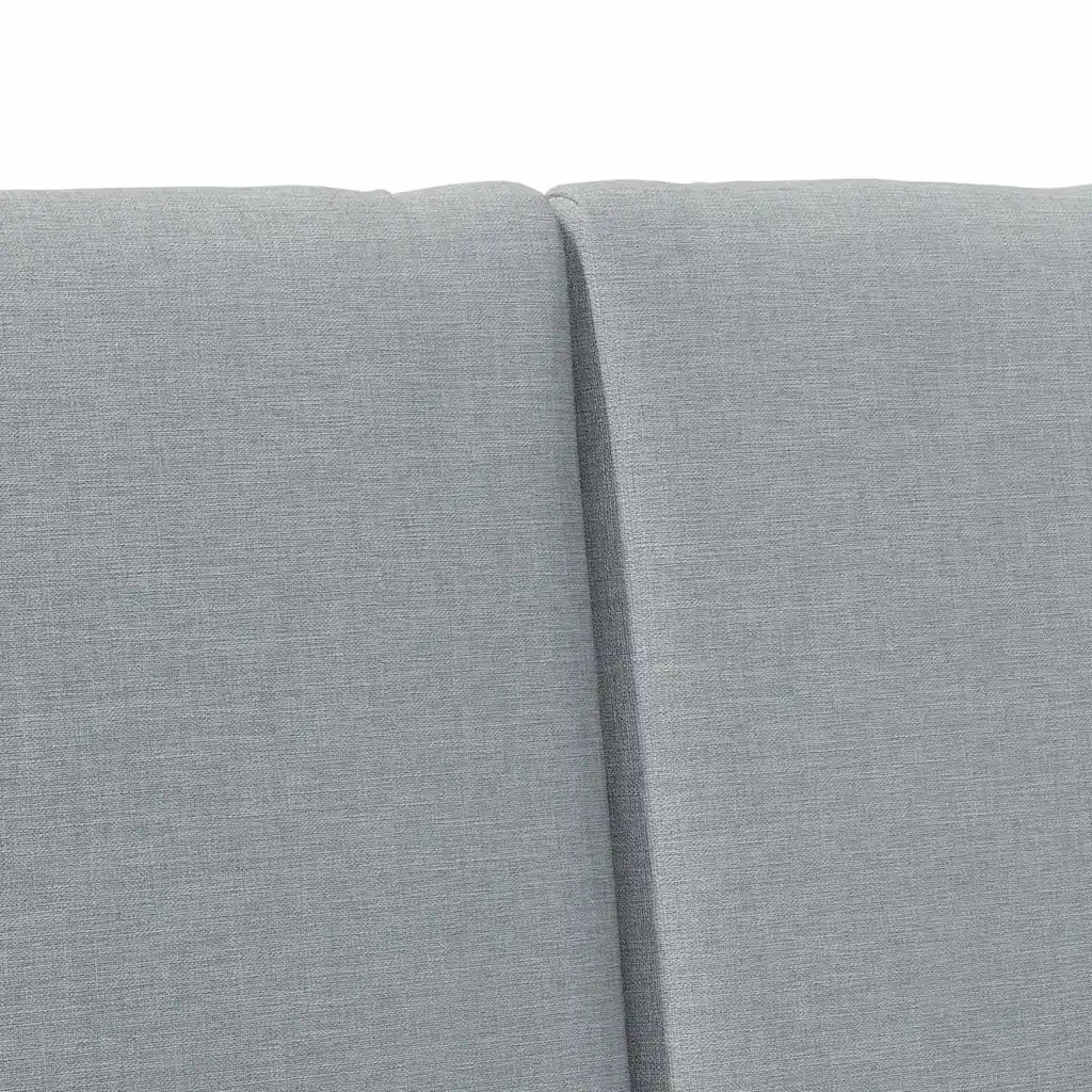 Testiera | Testata imbottita Grigio chiaro 150 cm Pino massello