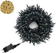 Fili di luci esterni a LED 100 con timer, 10m, acqua resistente, per albero di Natale, 8 modi, per matrimonio, catena di luce LED con ricordo.