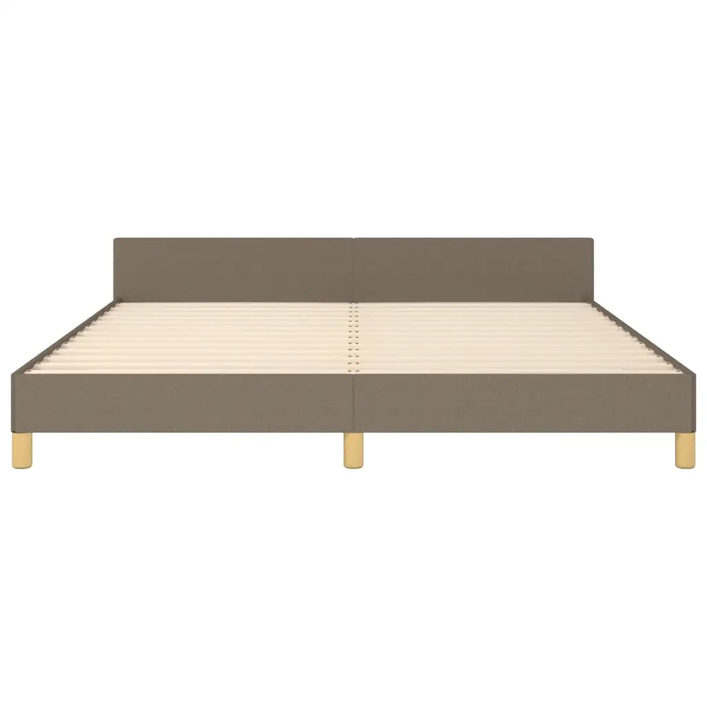 Giroletto senza Materasso-Struttura Letto Tortora 180x200 cm in Tessuto 767594